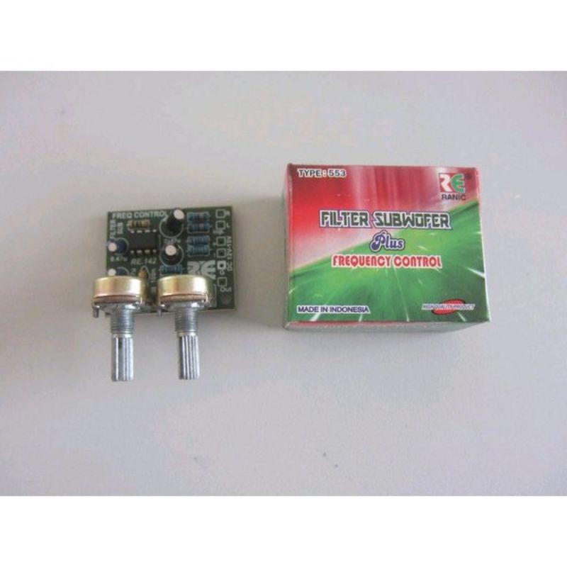 KIT FILTER SUBWOOFER PLUS FREKUENSI CONTROL