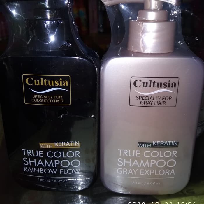 Cultusia Shampoo Silver 180ml / Cultusia Shampoo Grey / Shampoo Gray /Cultusia Shampoo Rainbow 180ml