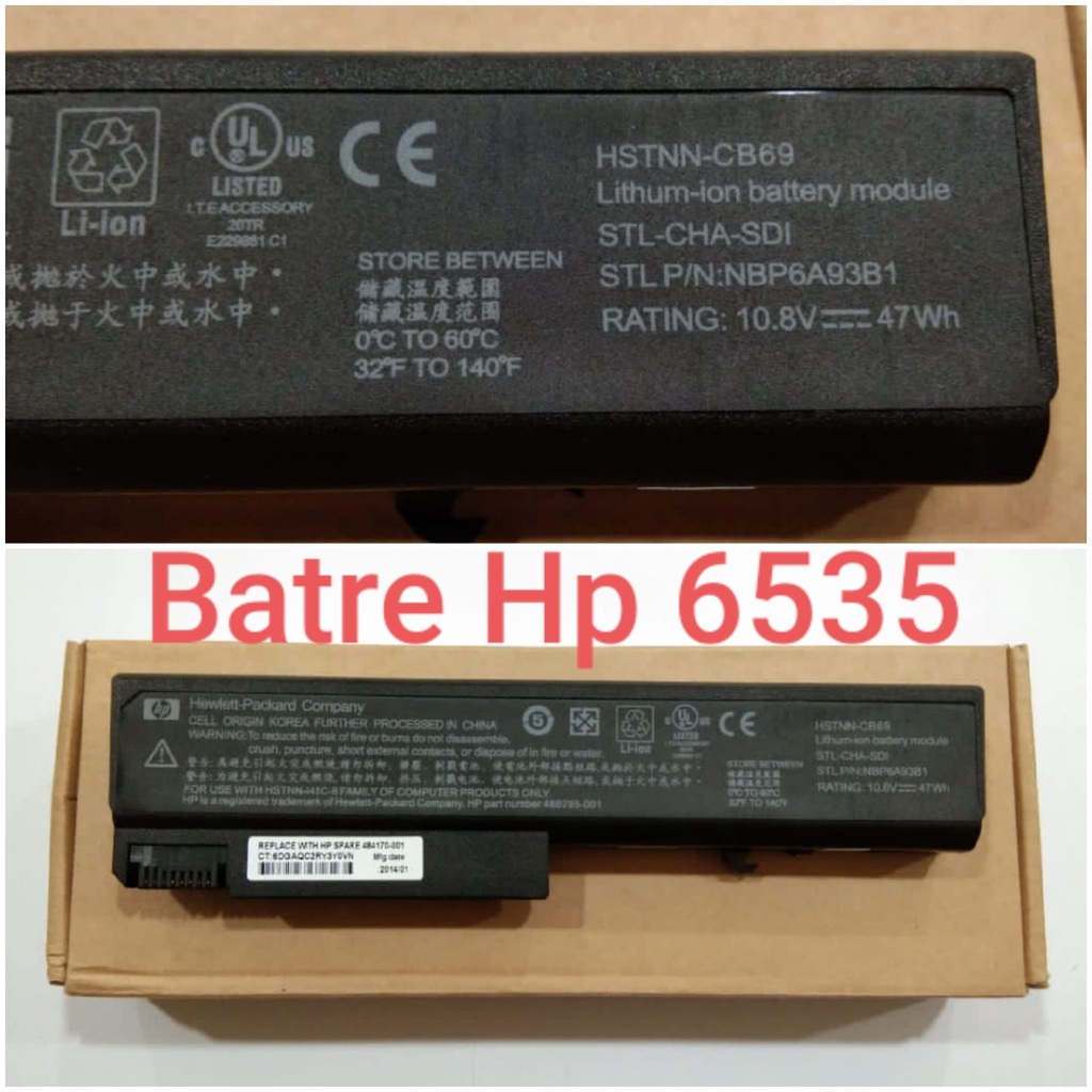 Baterai HP 6530 6530B 6535B 6730B 6735B 8440P 6440B 6930P ORIGINAL