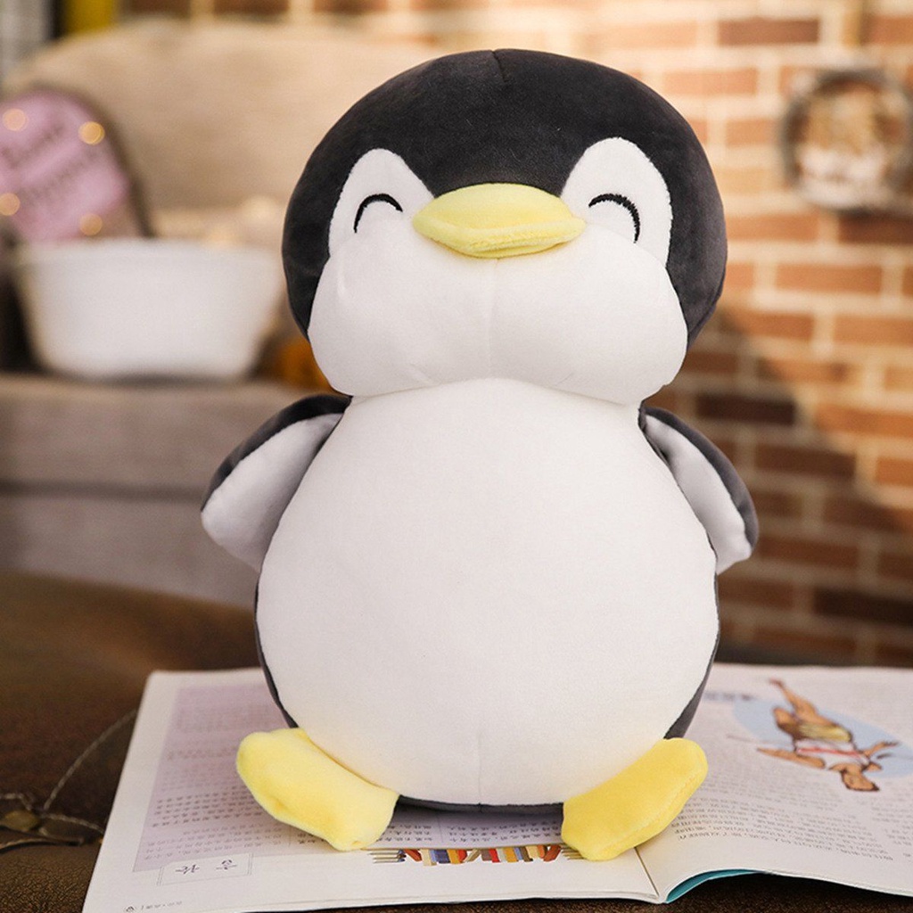 Boneka Lucu Boneka Pinguin Berbahan Halus Dan Lembut Cocok Untuk Kado Ultah Pacar