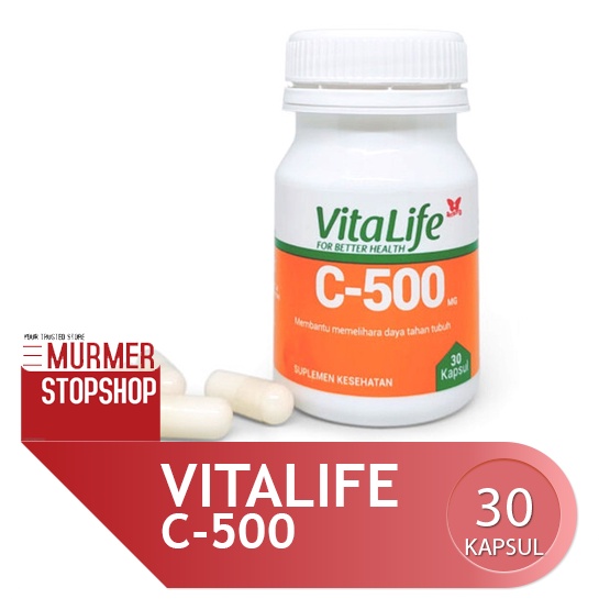 Vitalife C-500 30 Kapsul C500 Vitamin C 500 500mg Vita Life