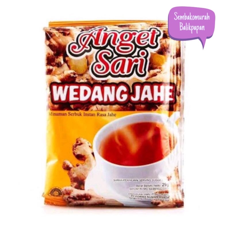 

anget sari wedang jahe 10x28gr