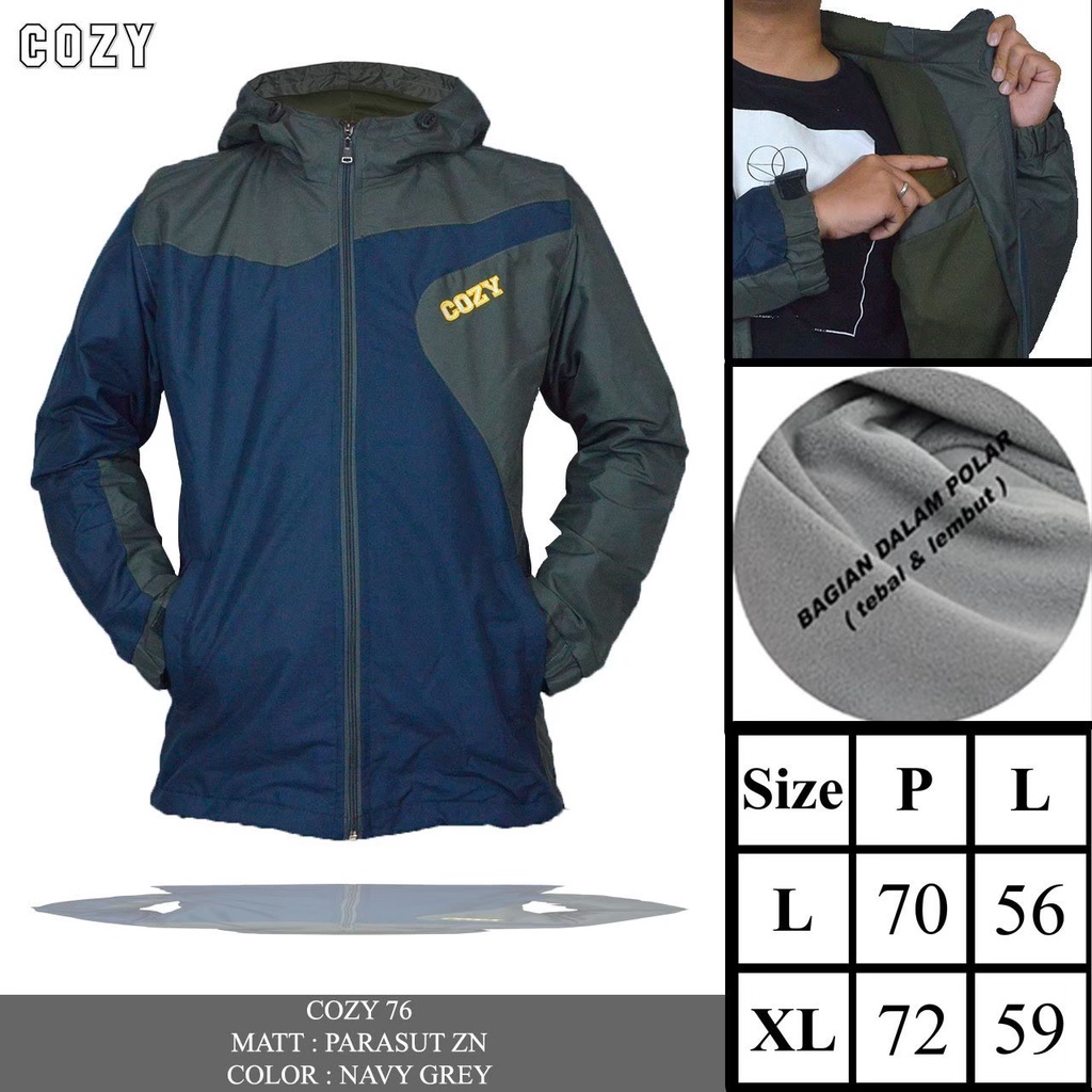 Terbaru !! Jaket Parasut Adventure Polos Anti Air Dan Tidak Tembus Angin Pria Dan Wanita