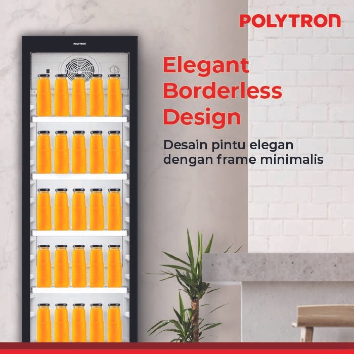 POLYTRON Showcase SCN 238X / SCN238X 285 Liter 4 Rak