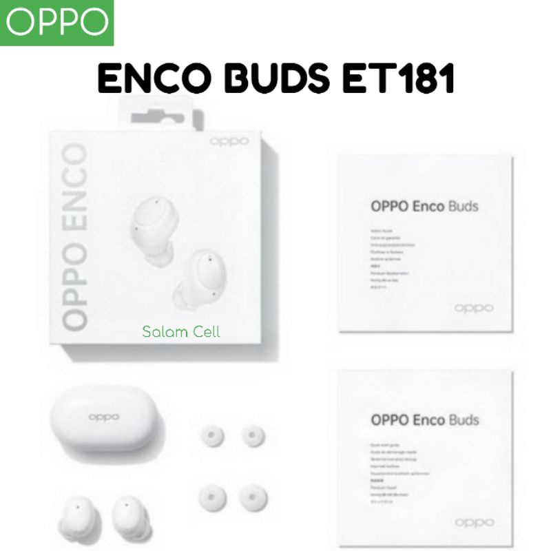 Headset Bluetooth Oppo ENCO BUDS ET181 TWS Original Garansi Resmi