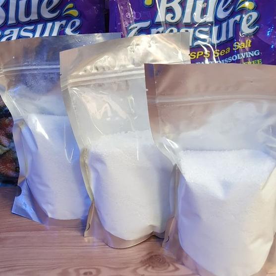 Blue Treasure Sea Salt Repack 1 Galon | Asw | Garam ikan hias air laut ♣