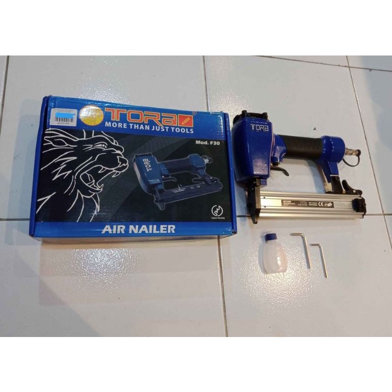 Air Nailer Gun F30 10-30mm Air Nail Gun Air Nailer Alat Paku Tembak Lurus Staples Stapler Angin Mesin Paku Tembak Angin F30 Staples Gun F 30 Air Nailer by TORA