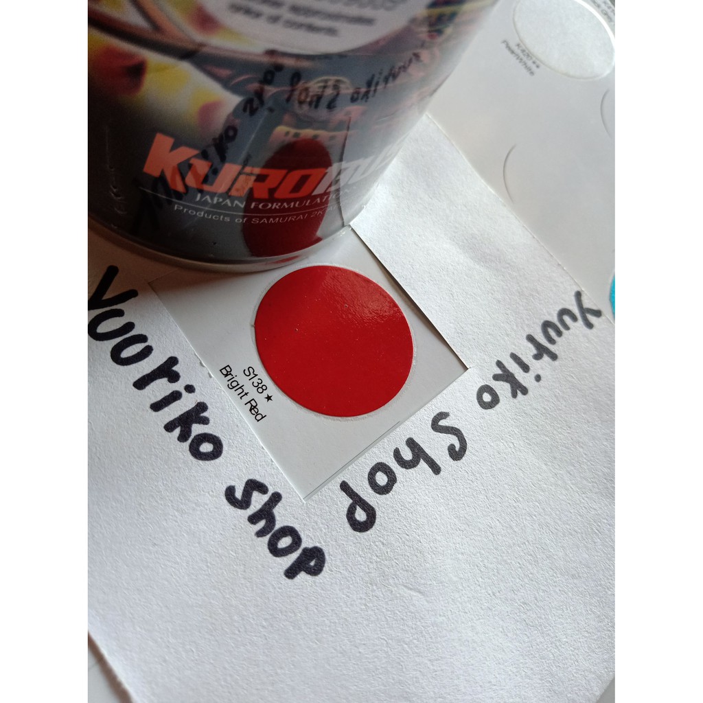 Pilok Samurai Cat Samurai Paint s138 bright red Cat Semprot merah
