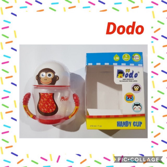 DODO PREMIUM HANDY CUP 7 OZ 210 ML / FEEDING CUP BOTTLE / CUP CANGKIR ANTI TUMPAH BAYI