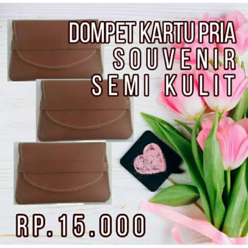 Dompet kartu souvernir plus packing ATM kredit