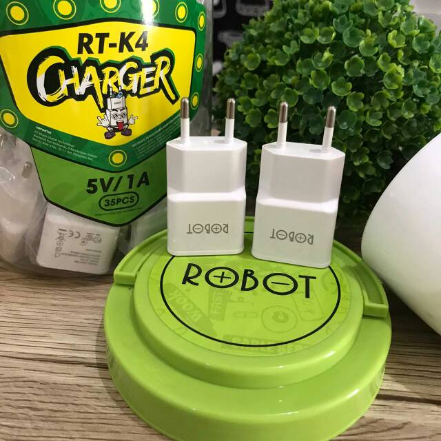 Adaptor/kepala charger merk robot original