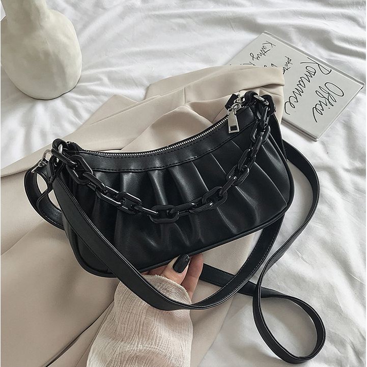 BQ 2905 RISCE TAS SELEMPANG RANTAI WARNA IMPORT WANITA CEWEK PEREMPUAN JAKARTA BATAM