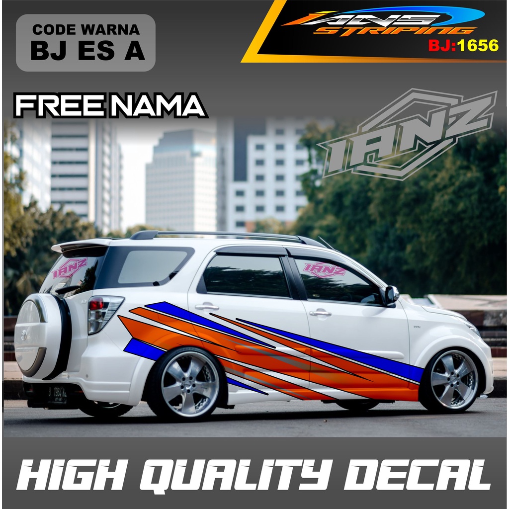 STIKER MOBIL TERIOS / VARIASI STICKER DECAL MOBIL AVANZA XENIA INNOVA / DECAL STIKER