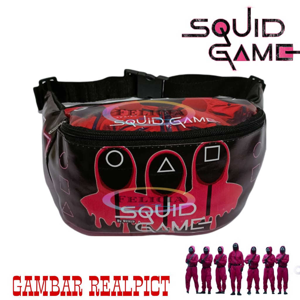 wasbag + topi squid game produk baru