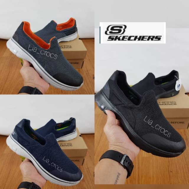 Skechers / Skechers Pria go walk 4 man + lengkap box