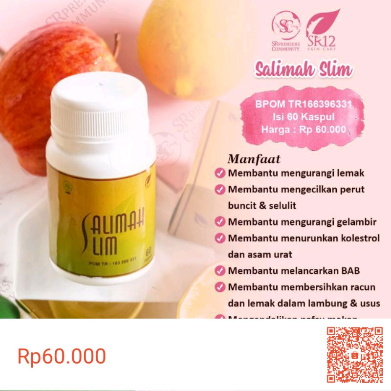 SALIMAH SLIM JAMU PELANGSING SR12 JAMU DIET SEHAT