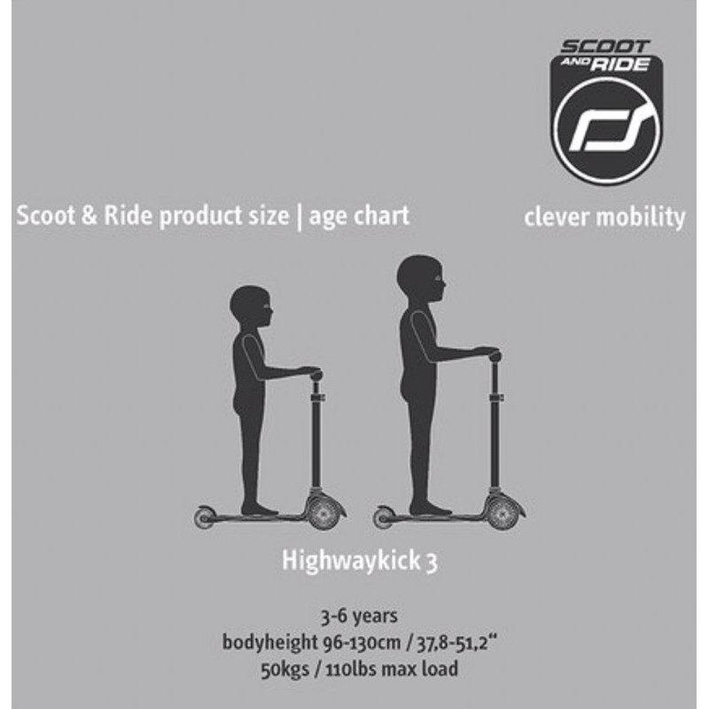 SCOOT AND RIDE HIGHWAYKICK 3 / SCOOT&amp;RIDE / SKUTER ANAK