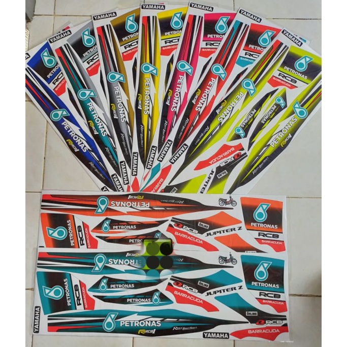 Striping Lis Sticker Vareasi Jupiter Z Movistar Striping Jupiter Z Burhan Movistar 2004-2009