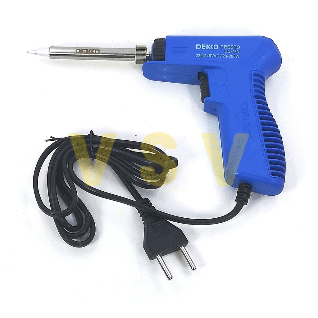 DEKKO solder pistol 20-200 watt DQ77N / solderan / alat solder