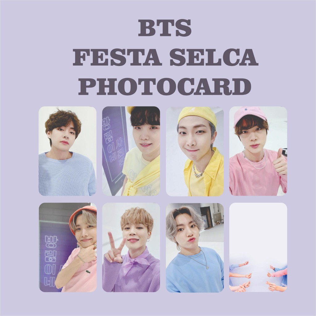 BTS FESTA SELCA PHOTOCARD