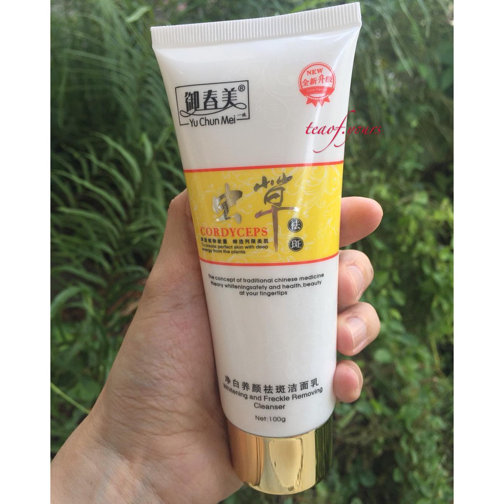 Yuchunmei Cordyceps Facial Foam / Sabun Wajah Cordysep / Sabun Yu Chun Mei