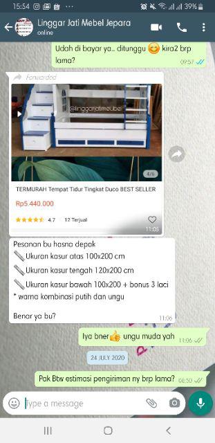 Termurah Tempat Tidur Tingkat Duco Best Seller