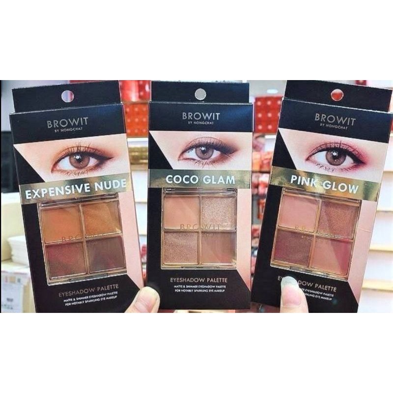 (READY) Browit by Nongchat Eyeshadow Pallete Original Thailand