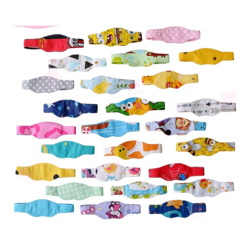 Kacamata Jemur Bayi / Penutup Mata Bayi / Eye Mask Baby RANDOM MOTIF