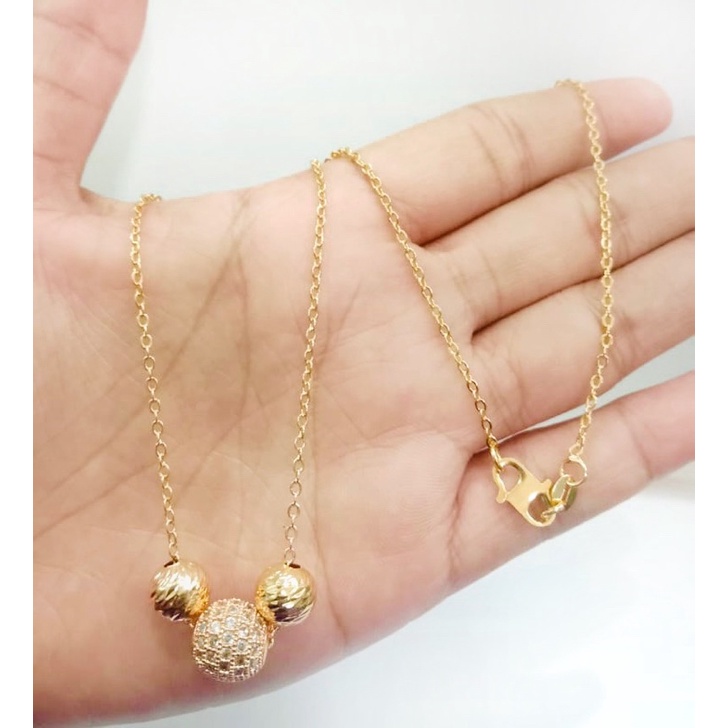 kalung wanita //kalung permata //perhiasan //kalung