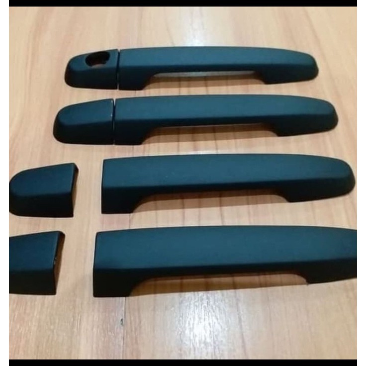 Cover door handle pegangan pintu  Fortuner 2006 2021 hitam  