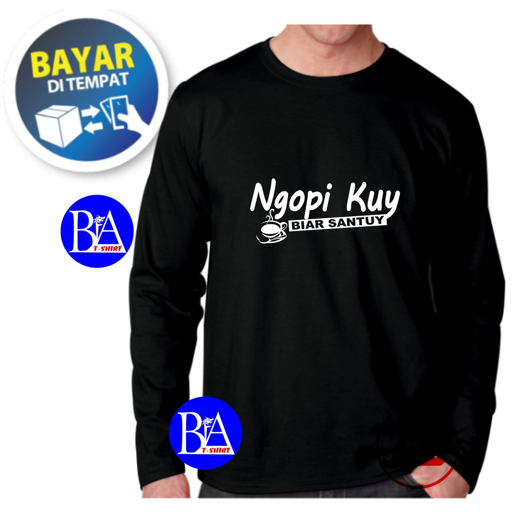 COD/KAOS NGOPI KUY/KAOS EKSPRESI/KAOS HITS/KAOS TULISAN/KAOS BANDUNG/KAOS MURAH/KAOS DISTRO