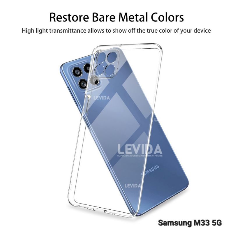 C/C- Samsung M53 5G Samsung M33 5G Clear case Bening Softcase Clear Case Samsung M53 Samsung M33