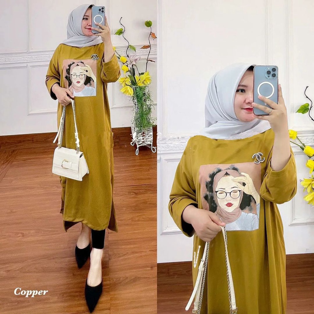 ELIZA MIDI DRESS / MIDI DRESS TERBARU / MIDI DRESS COMBED / PAKAIAN WANITA KEKINIAN / BAJU WANITA DEWASA / FASHION WANITA MUSLIMAH / DRESS GAMIS KEKINIAN / DRESS KOREA / DRESS TERLARIS / TUINIK KOREA / TUNIK KEKINIAN / BUSANA MUSLIM WANITA