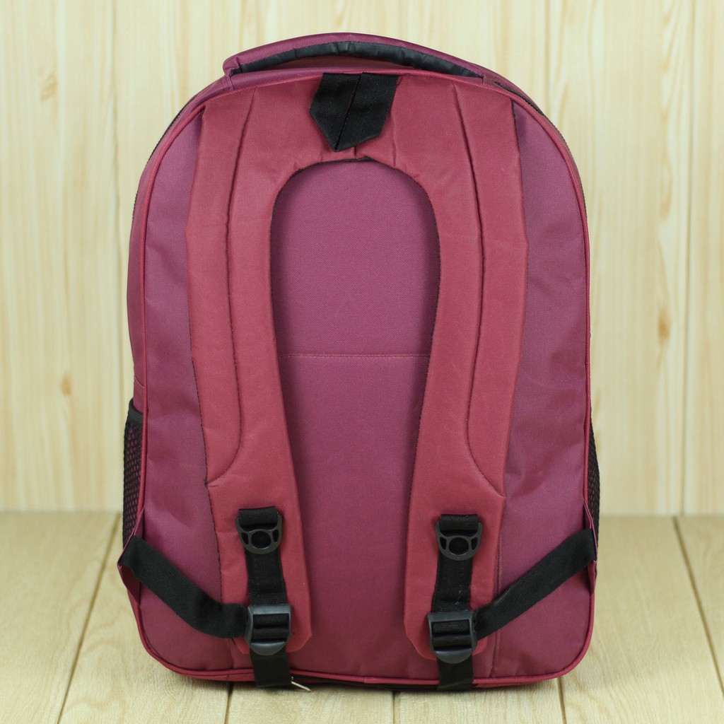 Backpack Sekolah Pria Wanita Tas Ransel Polo Murah Trendy Multifungsi Tas Gendong Free Raincover