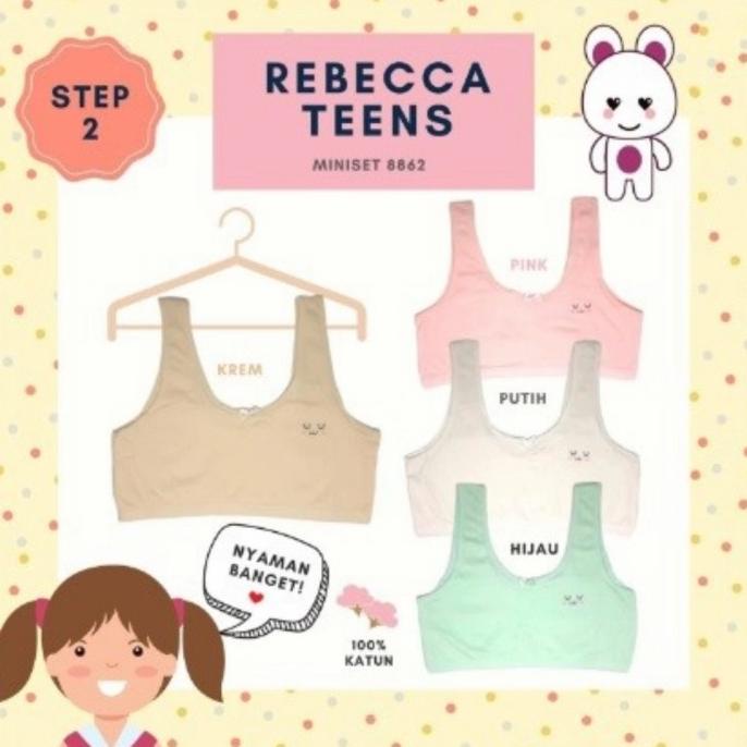 MINISET STEP 2 REBECCA 8862 BH ANAK PAKAI BUSA, TANPA KAWAT. BAGUS