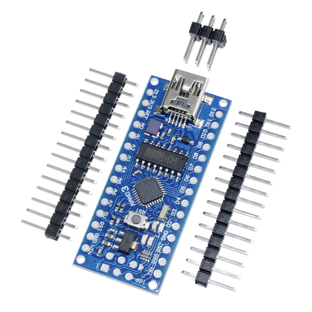 ✫〖ready to ship/COD〗✫  Arduino USB Nano V3.0 ATmega168 16Mhz 5V Mini controller CH340G  DC 3.3-5V For Arduino