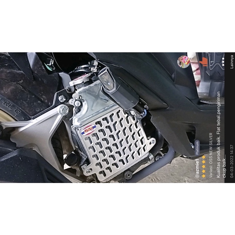 TUTUP COVER VARIASI RADIATOR HONDA VARIO 125 150 ADV PCX FULL CNC ANTI KARAT