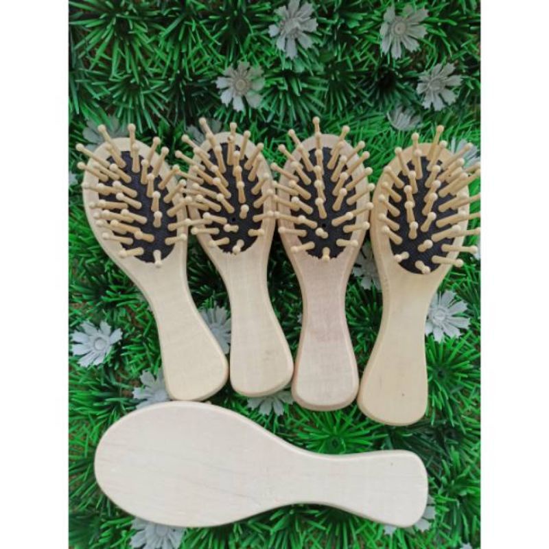 MURAH SOUVENIR SISIR KAYU SISIR SIKAT BUAT SOUVENIR HAMPER DLL KEMAS PLASTIK SATUAN