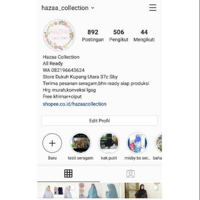 Follow akun ig hazaa ya