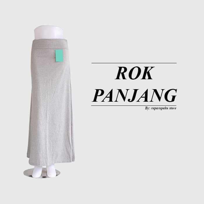 Rok Panjang - Bahan Kaos