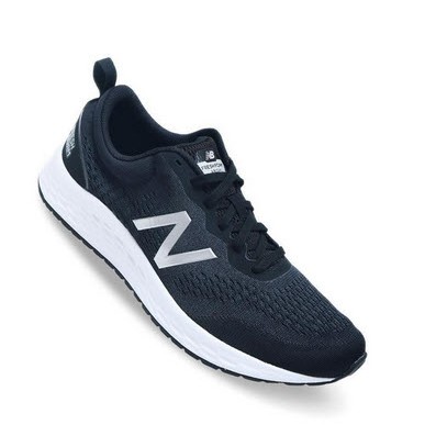 New Balance Fresh Foam Arishi Men's Sneaker Shoes - Black White - 8,5