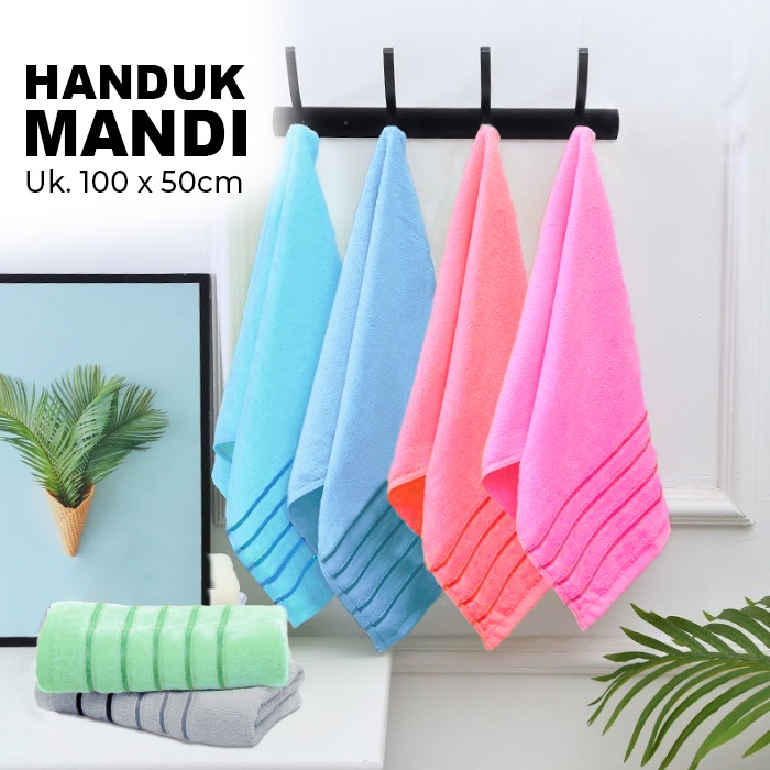 Handuk Mandi Bayi Ukuran 100cm x 50cm Handuk Kecil Handuk Polos Daya Serap Tinggi Dan Lembut Handuk Bulu Tebal Handuk Murah  H41