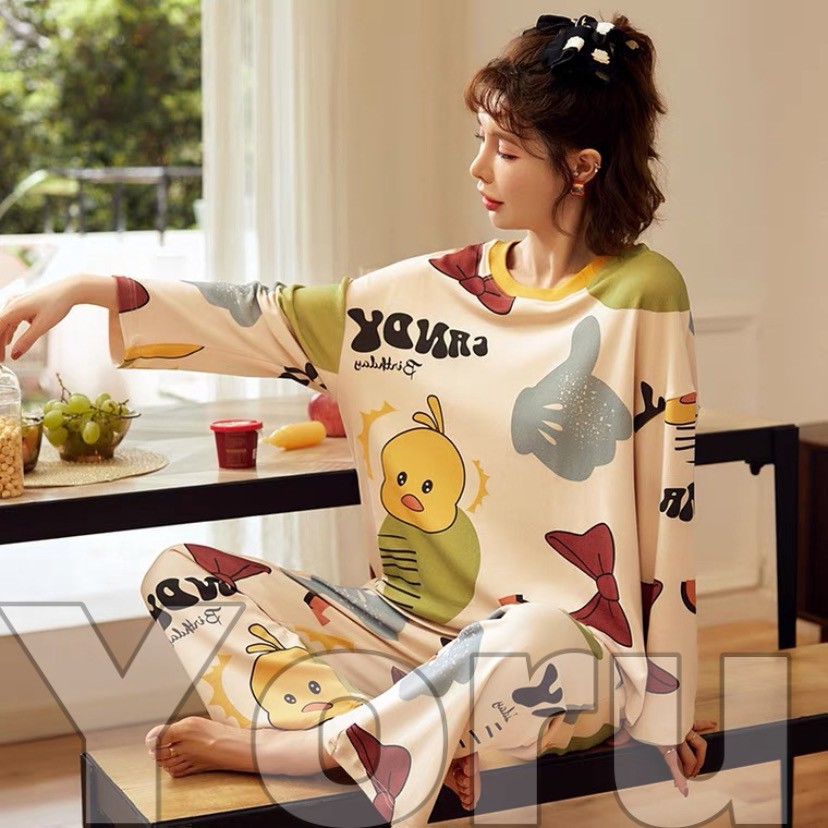 Pamelo Cod baju tidur PP/3/4 import/20 corak/baju tidur import/fashion wanita/baju tidur murah/bangk-2