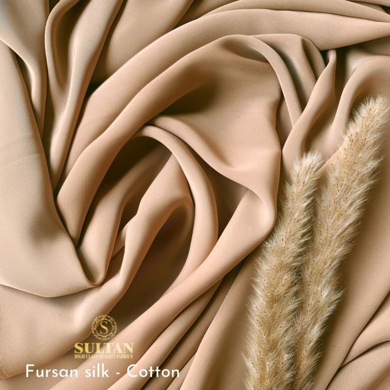 kain abaya fursan silk / furusiyah silk by sultan ori(persetengah meter)