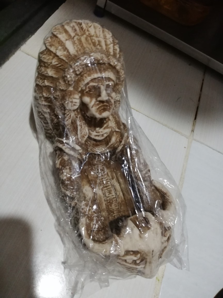 Asbak Rokok Fiber Glass Asb-fg04 - Tengkorak Indian