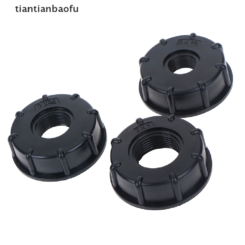 (Tianbaofu) Adapter Konektor Katup Tangki Air IBC 1 / 2 &quot;3 / 4&quot; 1 &quot;