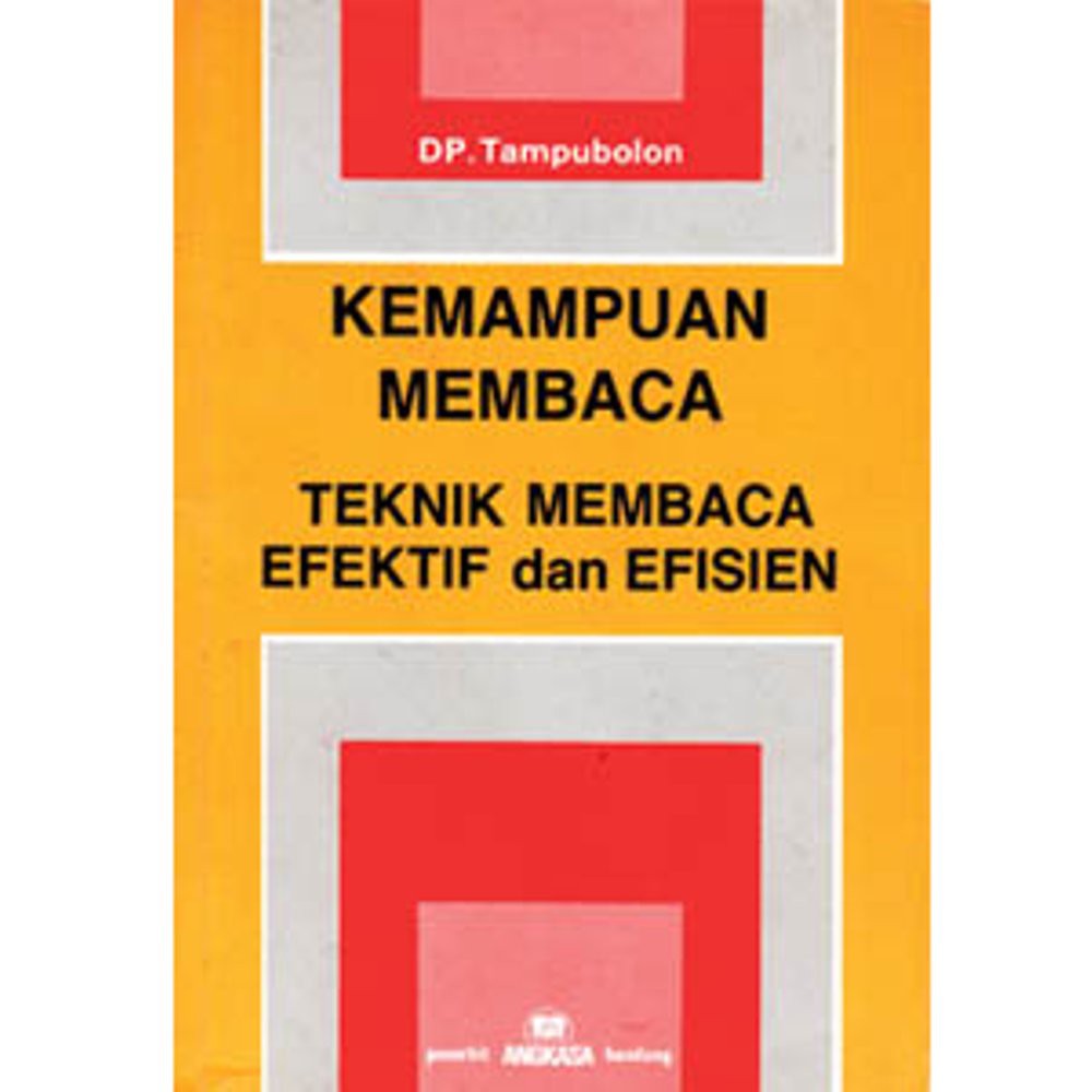 KEMAMPUAN MEMBACA  Teknik Membaca Efektif dan Efisien terbatas