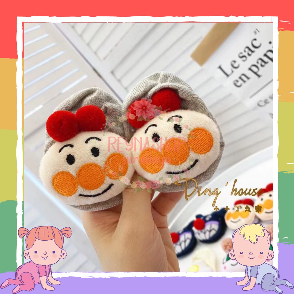 Kaos kaki bayi anti slip/Kaus kaki boneka 3D kaos kaki anak lucu