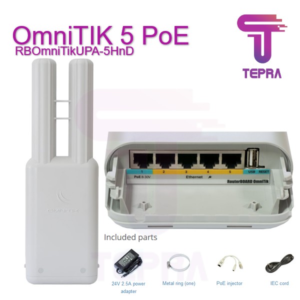 MikroTik OmniTIK 5 PoE RBOmniTikUPA-5HnD