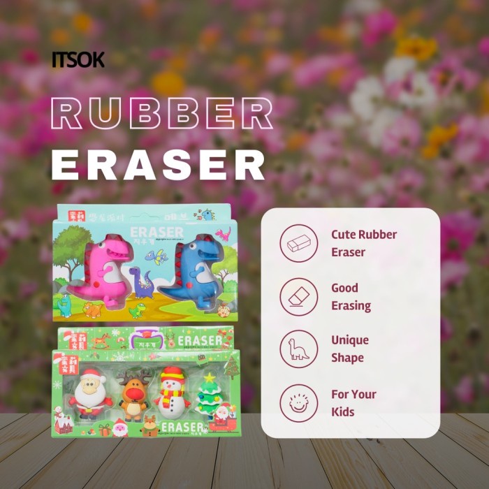 

Gilaa!!! Itsok Penghapus Pensil / Eraser Rubber / Penghapus Kartun Lucu /Murah Promo